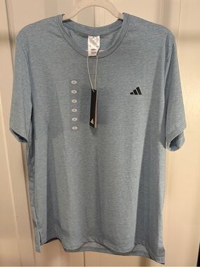 NWT Adidas Men’s Light Blue Performance Tee